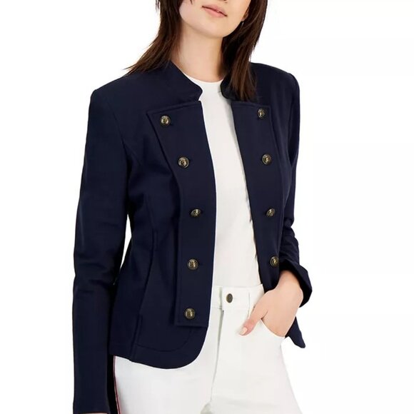 Tommy Hilfiger Women's Military Band Jacket - Picture 1 of 10